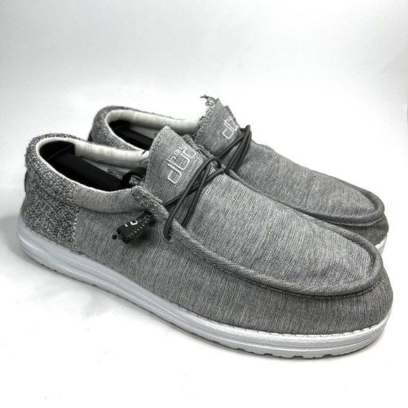 Hey Dude Other - Hey Dude MEN’s Wally Funk Gray Casual Slip On Dress Shoes Size 9M/ 11W (6727157)